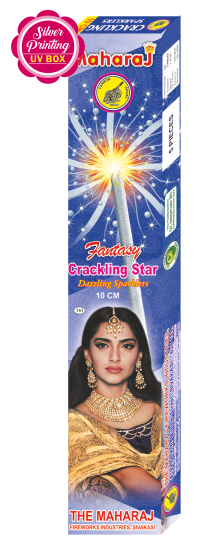 10cm Crackling Star Fantasy Sparklers