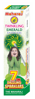 7cm Twinkling Emerald Sparklers